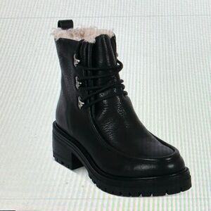 Gentle Souls Women's Casual Boots - Black Bristol Wallaby Combat Boots. SZ 7 NEW